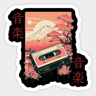 80s cassette Sticker